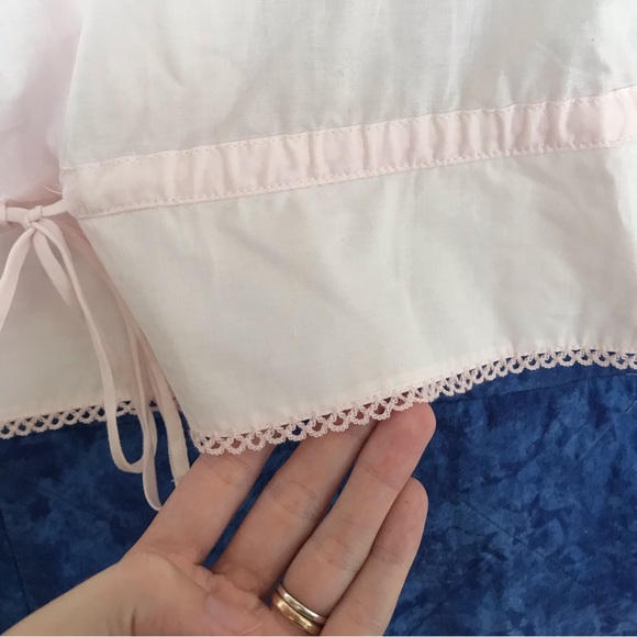 Lovely 90s vintage pale pink top, fits size medium best - Picture 5 of 12